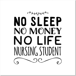 Funny Nursing Student Nurse Gift Idea Posters and Art